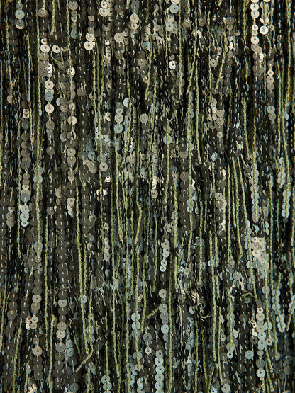 El Yapımı Pullu Püsküllü Yırtmaçlı Balık Etek