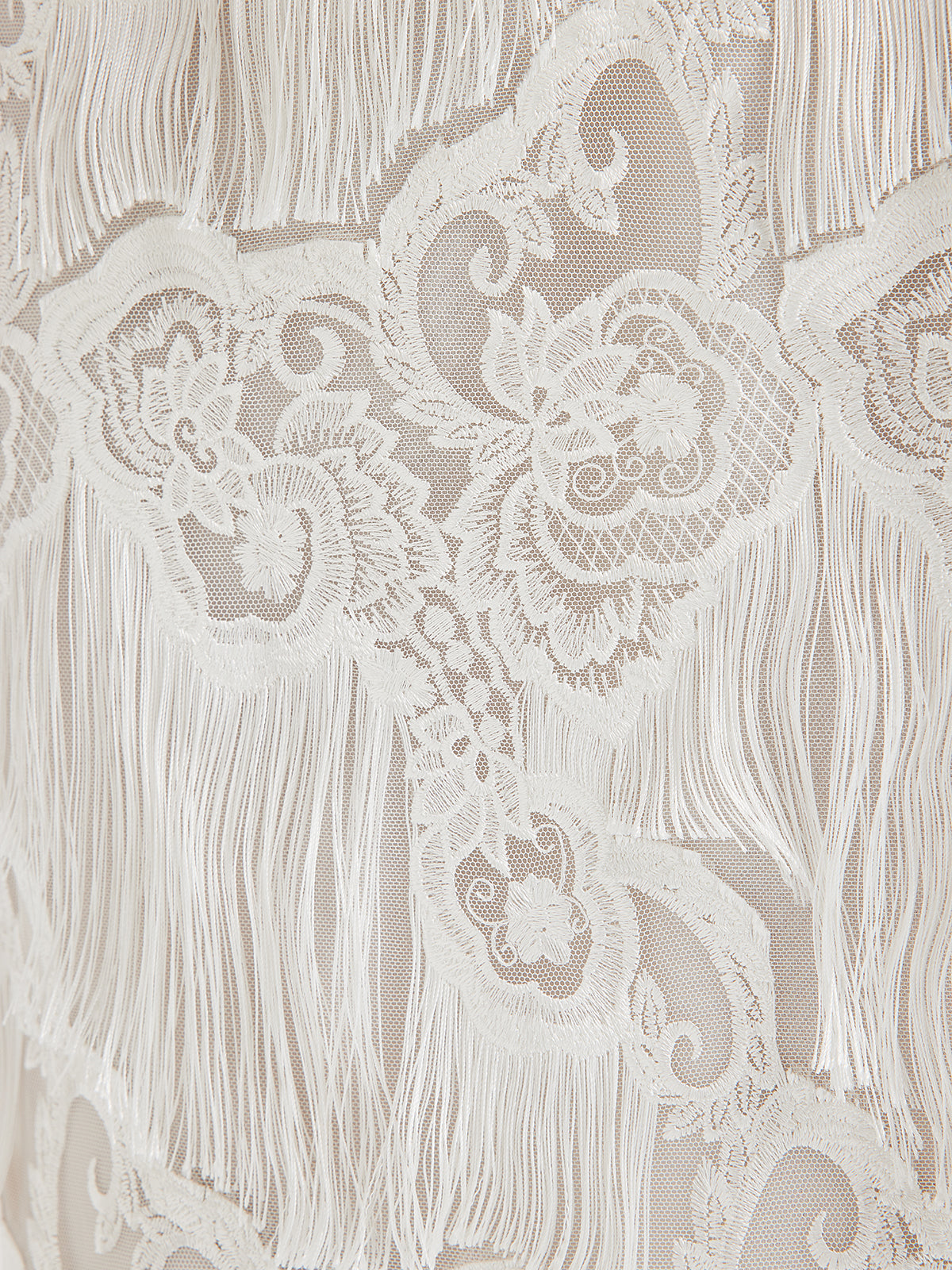 Dantelli El Yapımı Püsküllü Özel Barok Etek