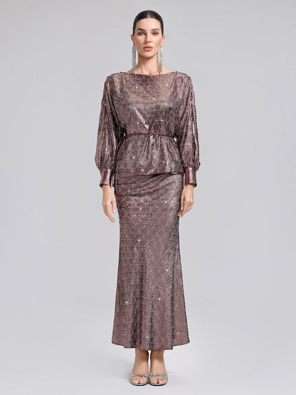 Yırtmaçlı Taşlı Balık Etek