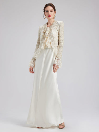 Fransız Dantel Tüvit Parçalı Ceket