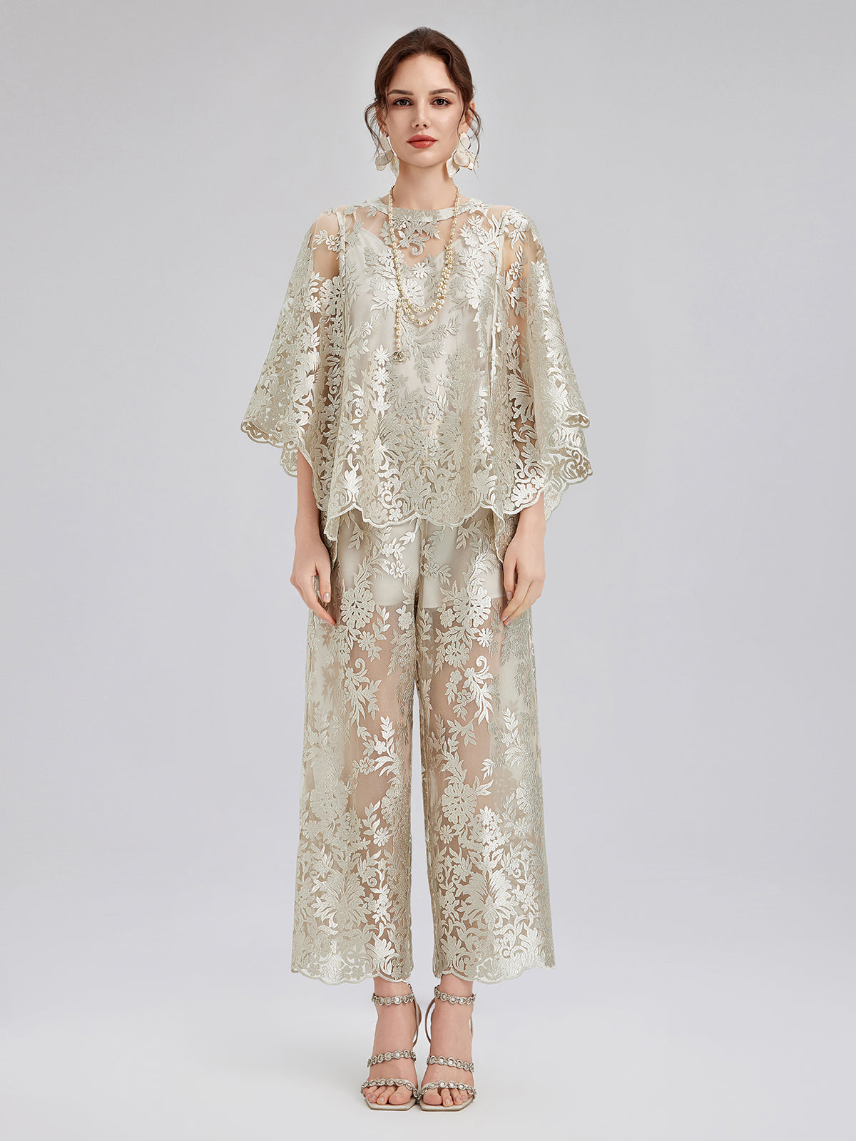 Vintage Nakışlı Rahat Bluz