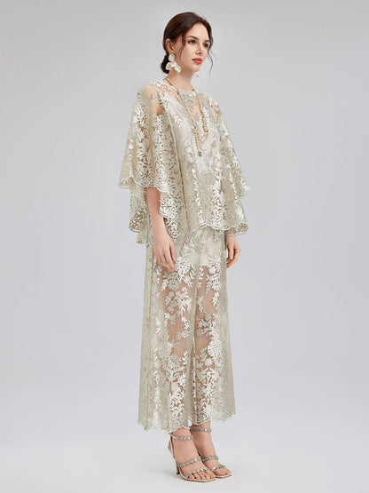 Vintage Nakışlı Rahat Pantolon