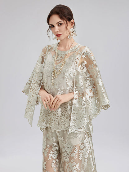 Vintage Nakışlı Rahat Bluz