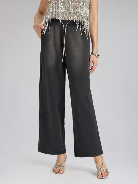 El Boyaması Renk Geçişli Eşofman Altı