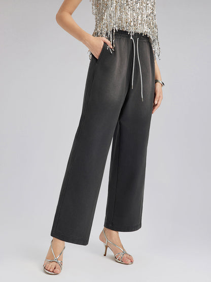 El Boyaması Renk Geçişli Eşofman Altı