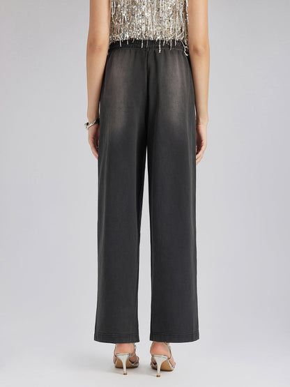 El Boyaması Renk Geçişli Eşofman Altı