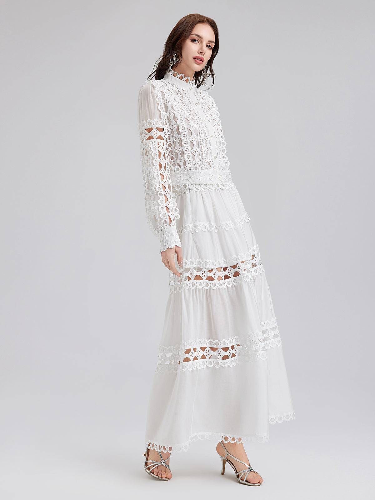 Vintage Saray Tarzı Nakışlı Gömlek