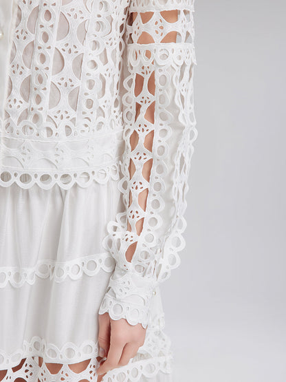 Vintage Saray Tarzı Nakışlı Gömlek