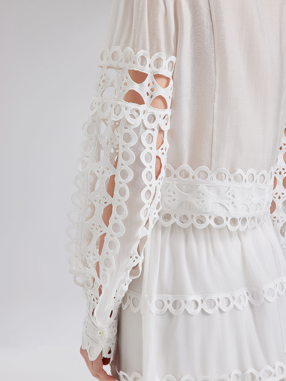 Vintage Saray Tarzı Nakışlı Gömlek