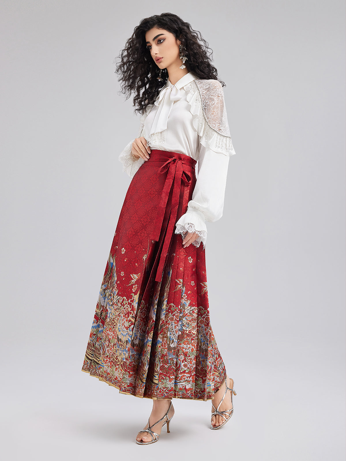 Şık Geleneksel Çin Tarzı Etek