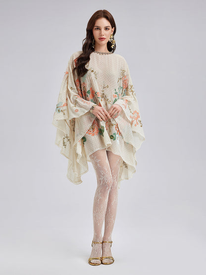 İşlemeli Nakışlı Şık Elbise