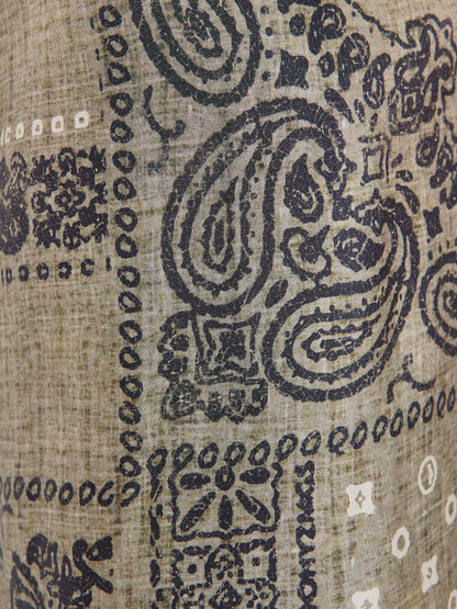 Bohem İpek Şal Desenli Pantolon