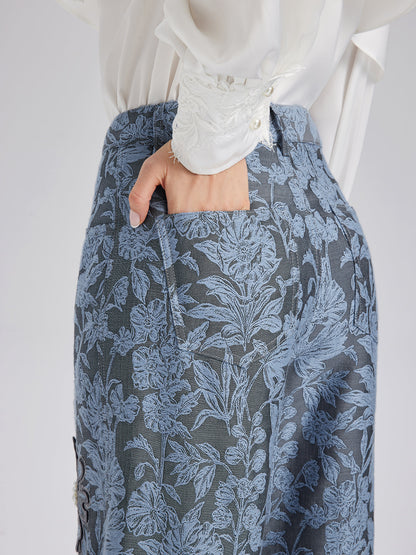 Jakar Lazer Kesim Taşlı Pantolon