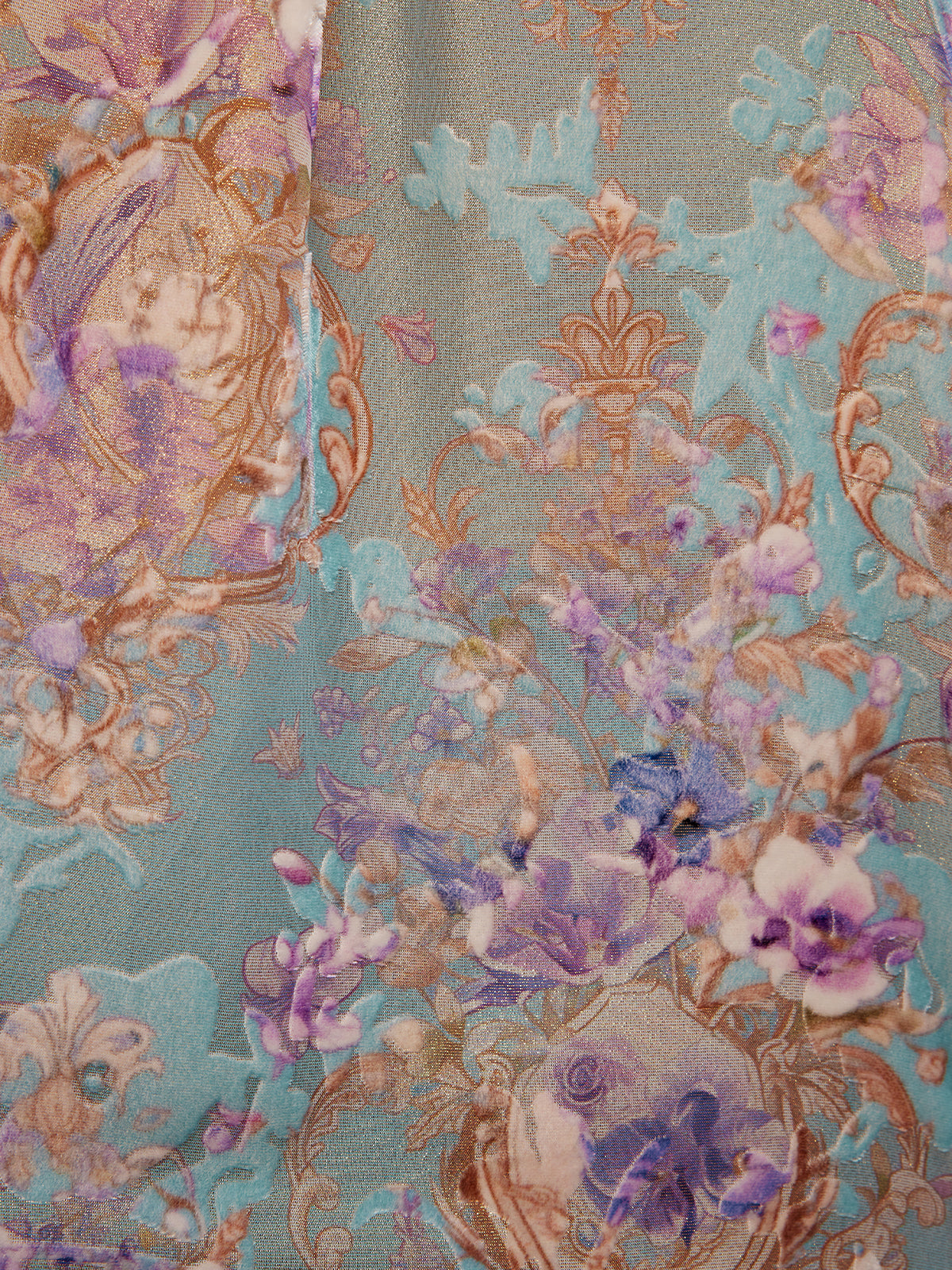 İpek Kadife Fiyonklu Fırfırlı Bluz