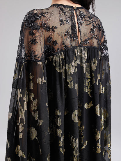 Sınırlı Üretim İpek Jakar Abiye