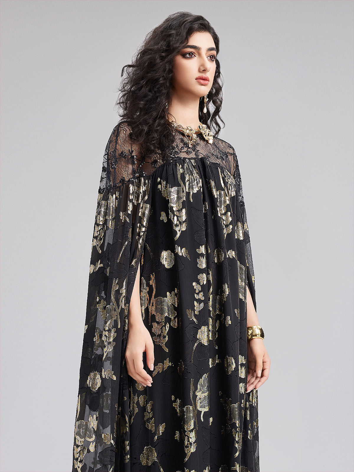 Sınırlı Üretim İpek Jakar Abiye