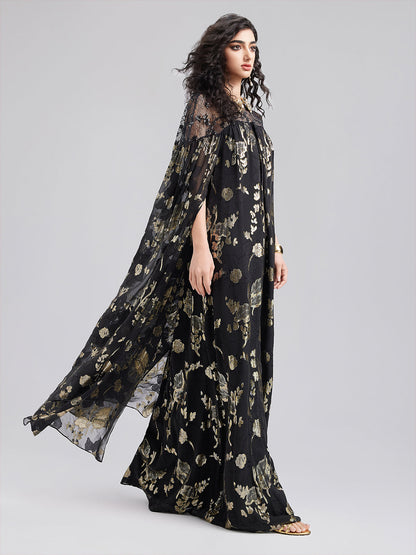 Sınırlı Üretim İpek Jakar Abiye