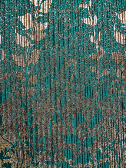 El İşlemeli Boncuklu Renk Geçişli Kolej Ceketi