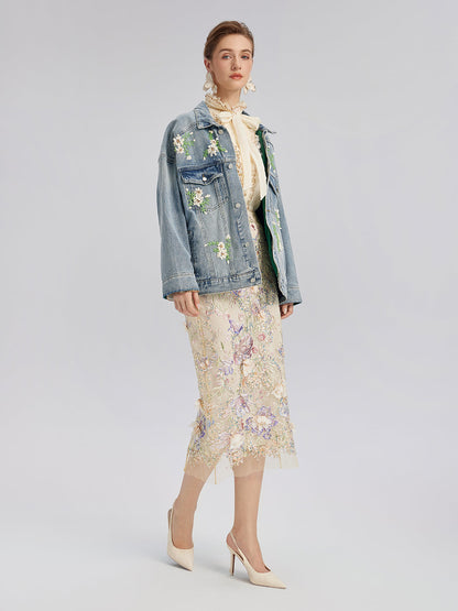 Pileli Dantel Fırfırlı Papyonlu Bluz