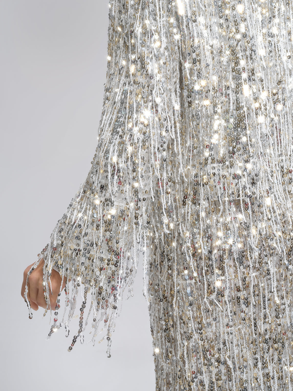 Pullu Boncuklu Püsküllü Kısa Ceket