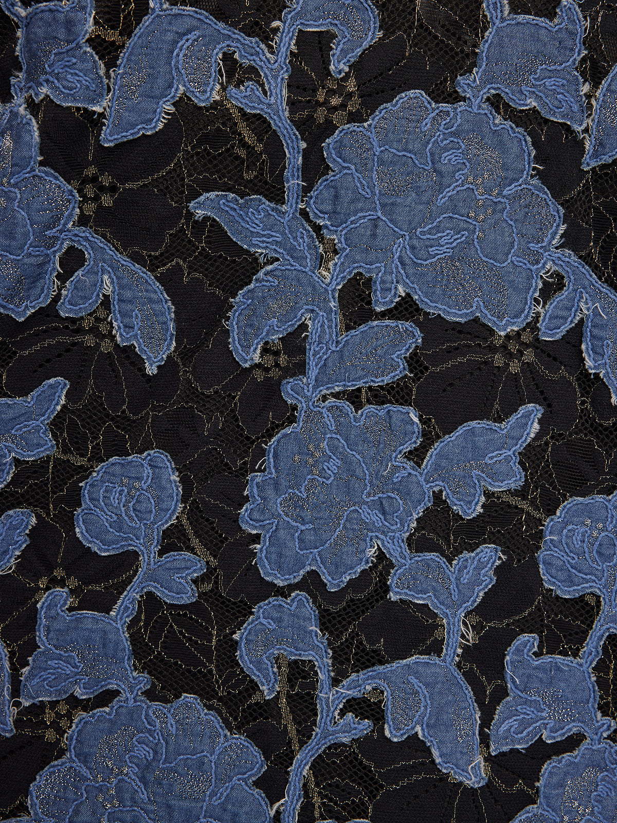 El İşlemesi Kurdeleli Jakar Dantel Bol Pantolon