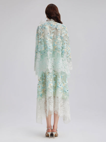 Dantel Pencereli Etek