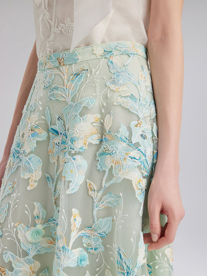 Dantel Pencereli Etek