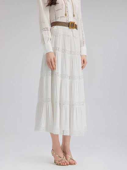 Bohem Dantelli Kloş Etek