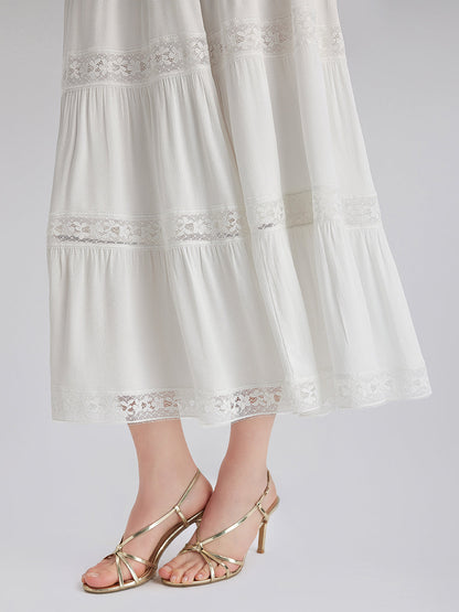 Bohem Dantelli Kloş Etek