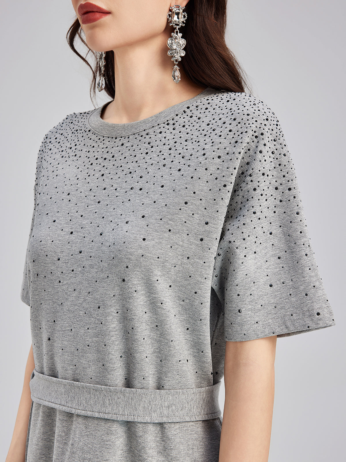 Taşlı Günlük Elbise