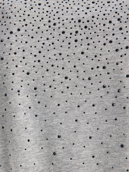 Taşlı Günlük Elbise