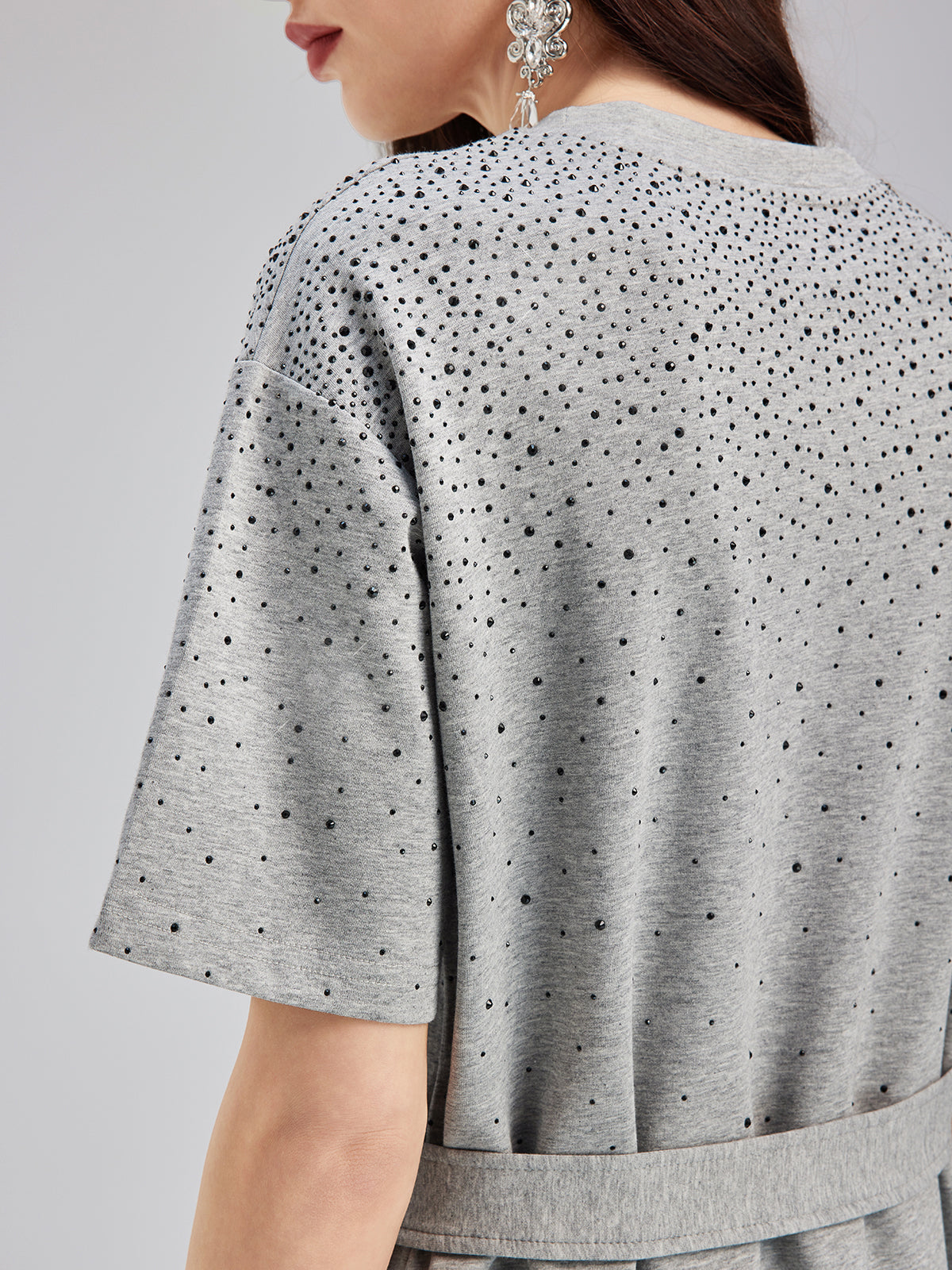 Taşlı Günlük Elbise