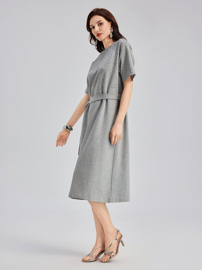 Taşlı Günlük Elbise