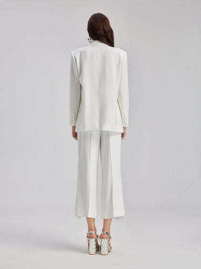 Lüks Şık Nakışlı Uzun Pantolon