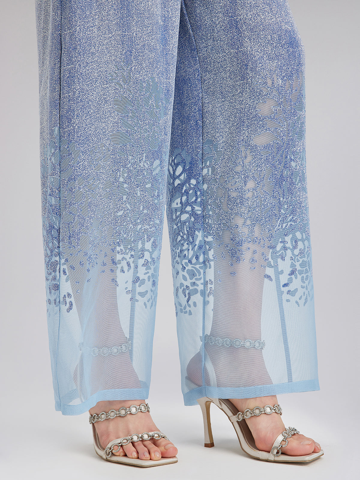 Özel Kot Efektli Renk Geçişli Lastikli Pantolon