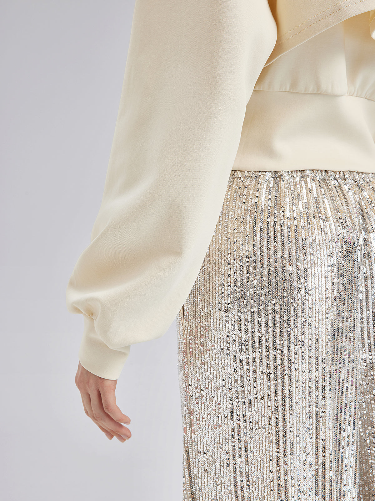 Taş İşlemeli Fermuarlı Yelek ve Takım