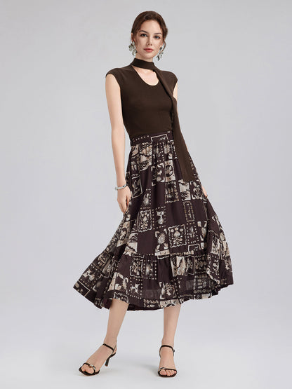 Sanatsal Kurdeleli Triko Bluz