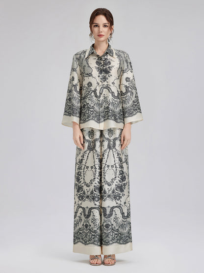 Siyah Kirpik Dantelli Gömlek Yaka Bluz