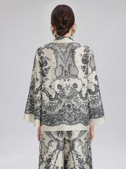 Siyah Kirpik Dantelli Gömlek Yaka Bluz