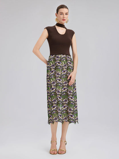 Sanatsal Kurdeleli Triko Bluz