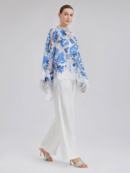 Ayarlanabilir Keten Düz Pantolon