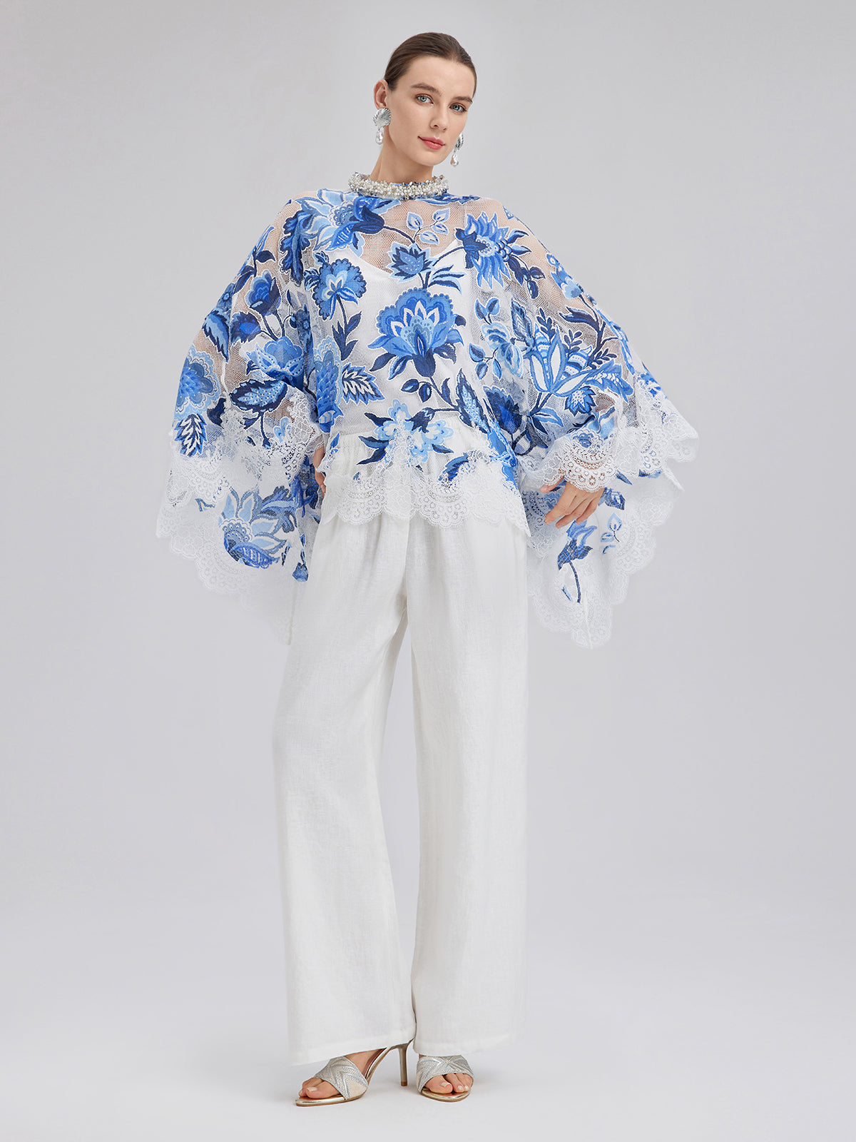 Ayarlanabilir Keten Düz Pantolon