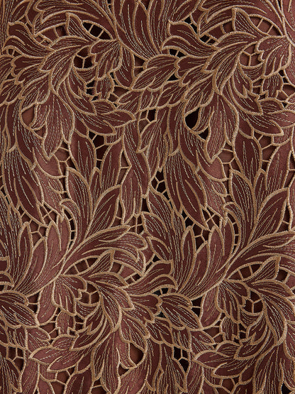 Özel Dantel İşlemeli Gizli Fermuarlı Etek