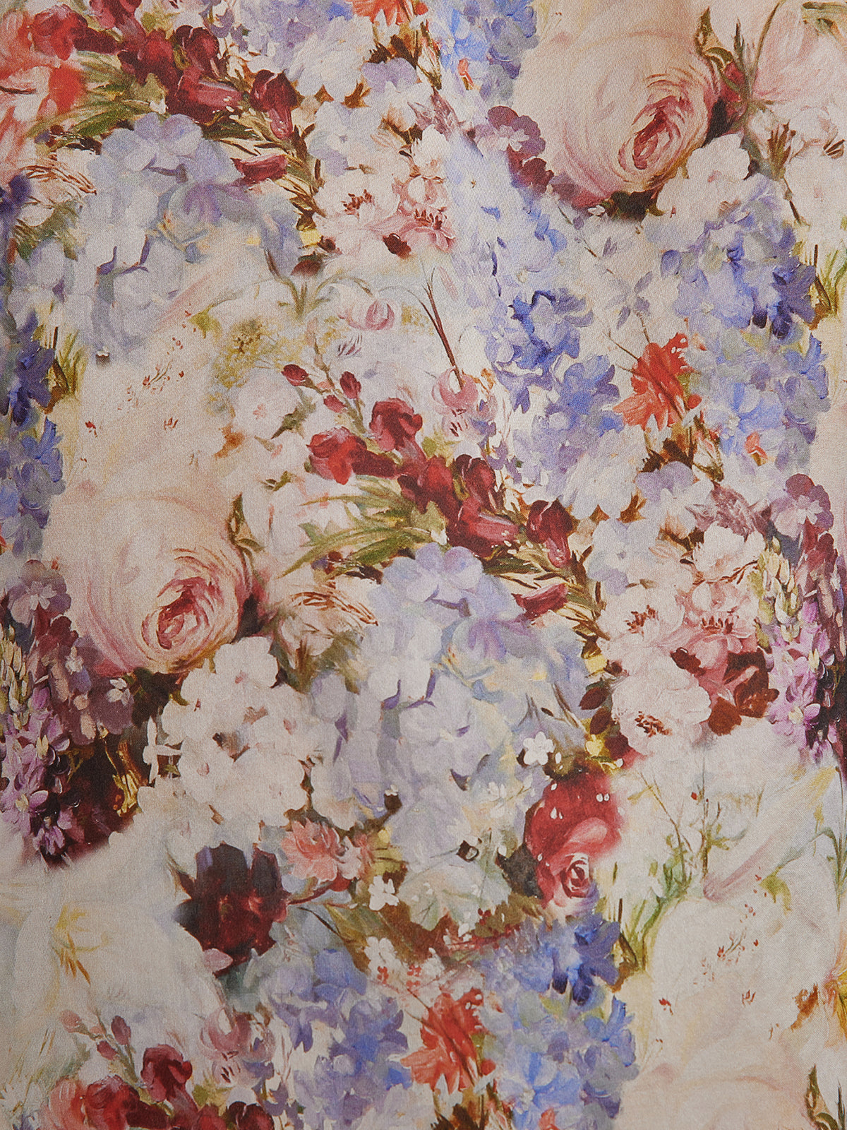 İpek Organze Barok Desenli Gömlek (Çiçek Aksesuarı Dahil)