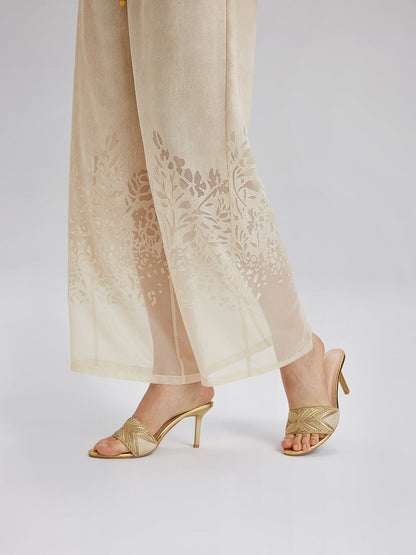 Özel Kot Efektli Renk Geçişli Lastikli Pantolon