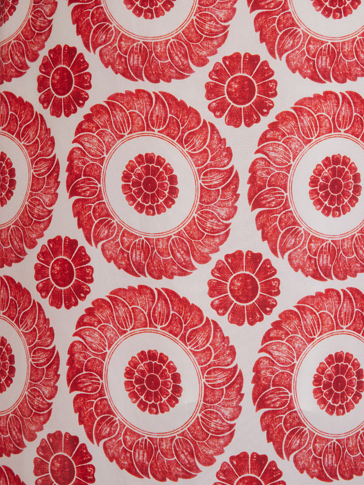 İpek Desenli Bağlamalı Etek