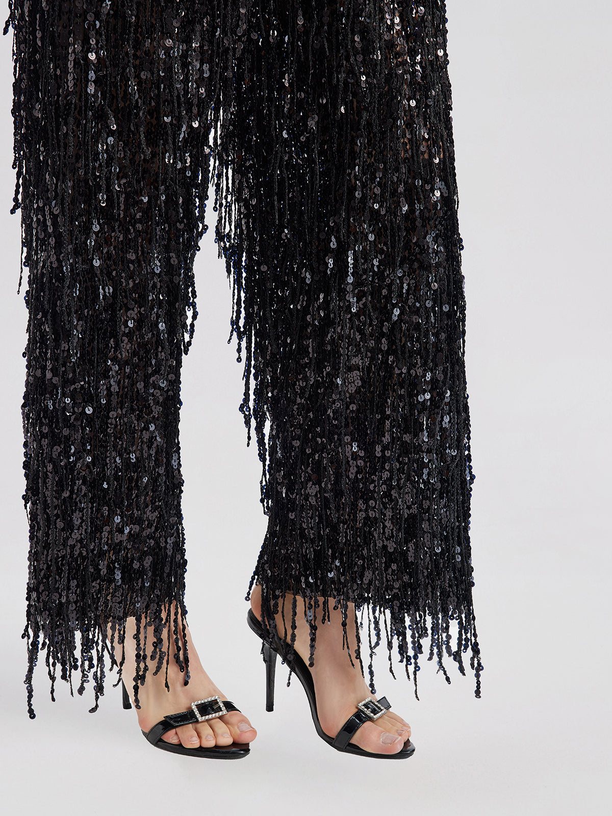 Pullu Püsküllü Beli Lastikli Pantolon