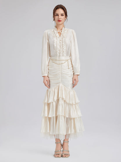 Romantik Ada Temalı Balık Etek