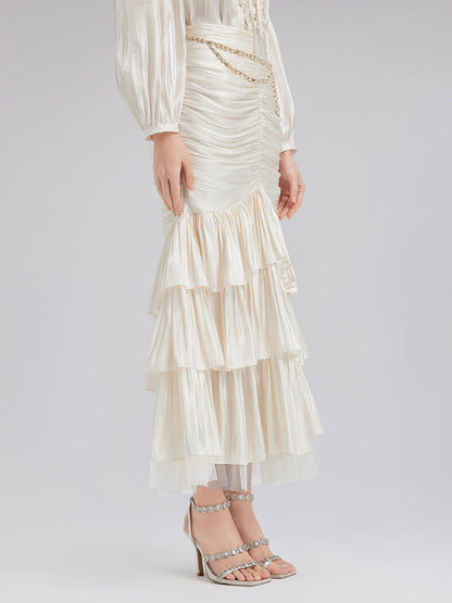 Romantik Ada Temalı Balık Etek