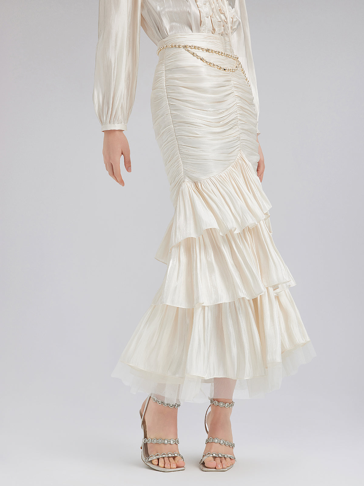 Romantik Ada Temalı Balık Etek